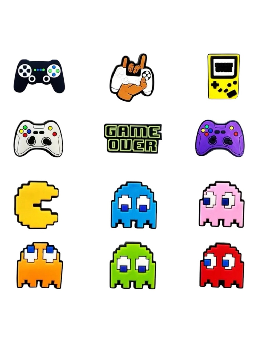‼️$7‼️ 12pcs Cute PVC Shoe Charms for Video Game Fans 🎮